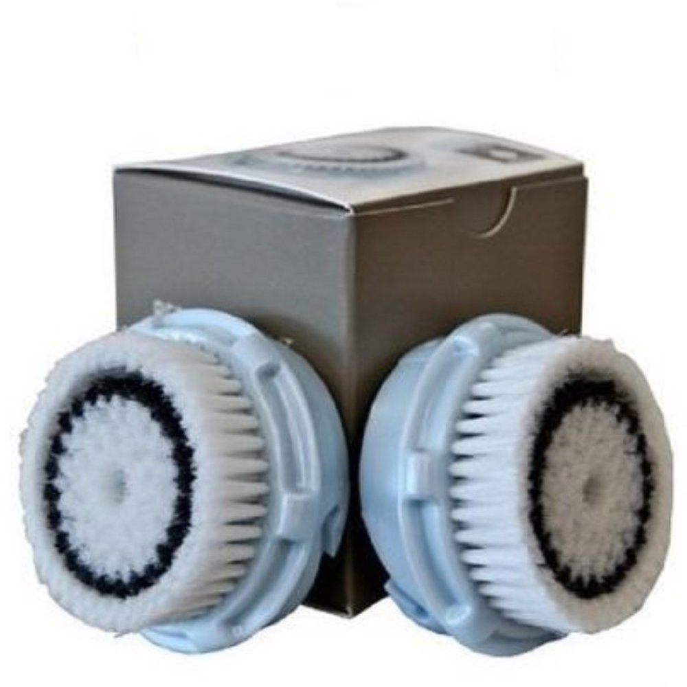 NEW NIB Clarisonic Delicate Brush Head Twin Pack